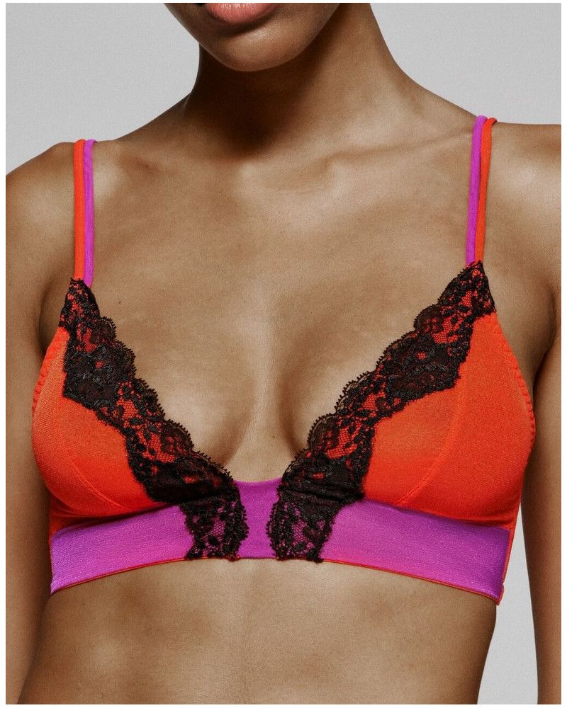 Bralette wireless Sarda Bremer (Hot Lava)