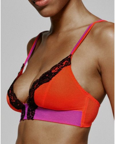 Bralette sin aros Sarda Bremer (Hot Lava)
