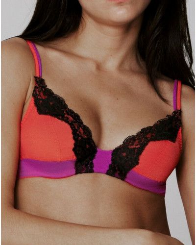 Sujetador plunge Sarda Bremer (Hot Lava)