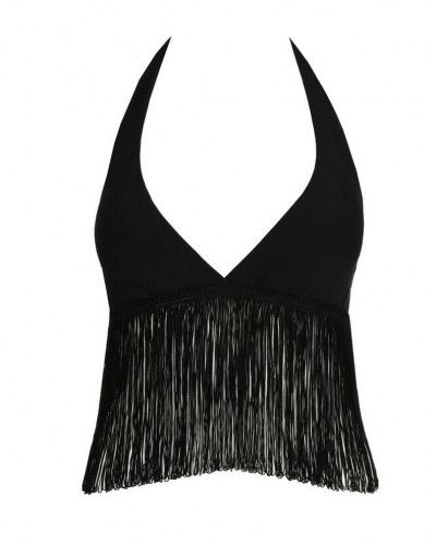 Top sans armature Sarda Tau (Noir)