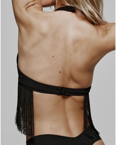 Top sans armature Sarda Tau (Noir)