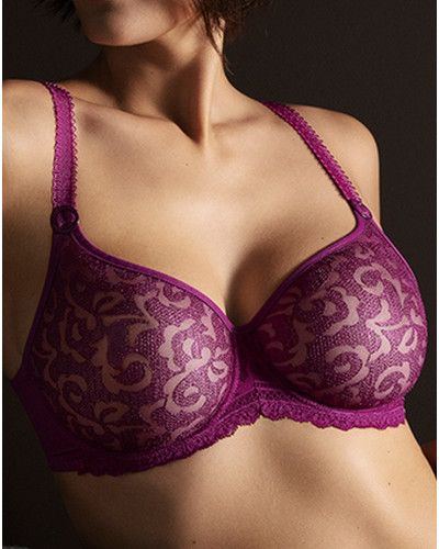 Underwired molded bra Empreinte Leïa (Orchidée)