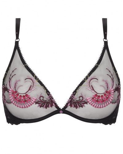 Soutien-gorge triangle avec armartures Lise Charmel Floraison Passion (Safran Rose)