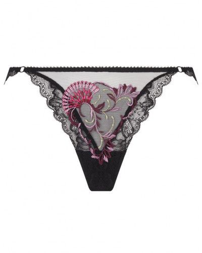 Tanga fantasía Lise Charmel Floraison Passion (Safran Rose)