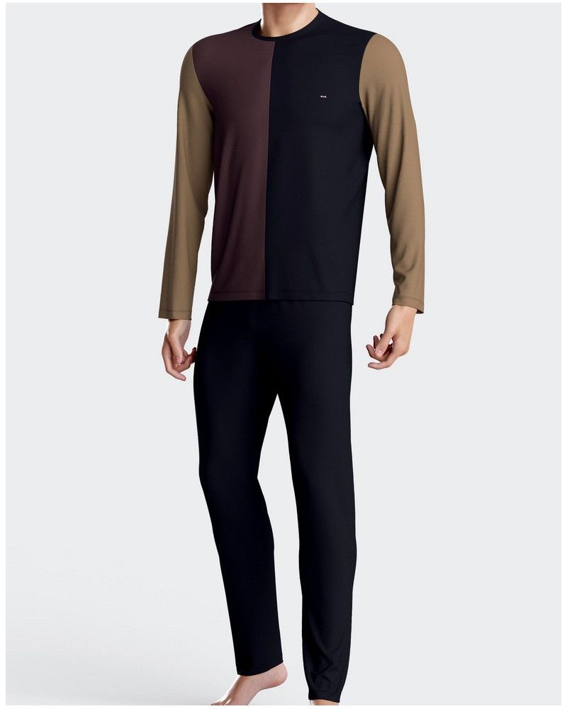 Long pyjamas 100% cotton Eden Park H50 (BN013)