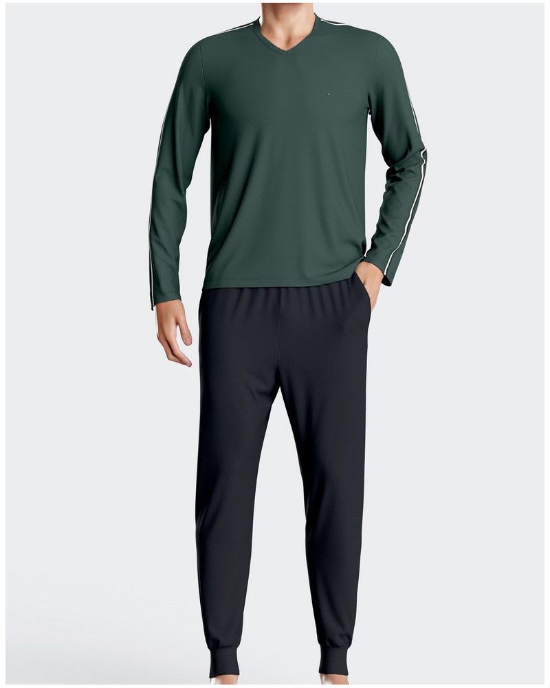 Pijama largo 100% algodón Eden Park H51 (GN003)