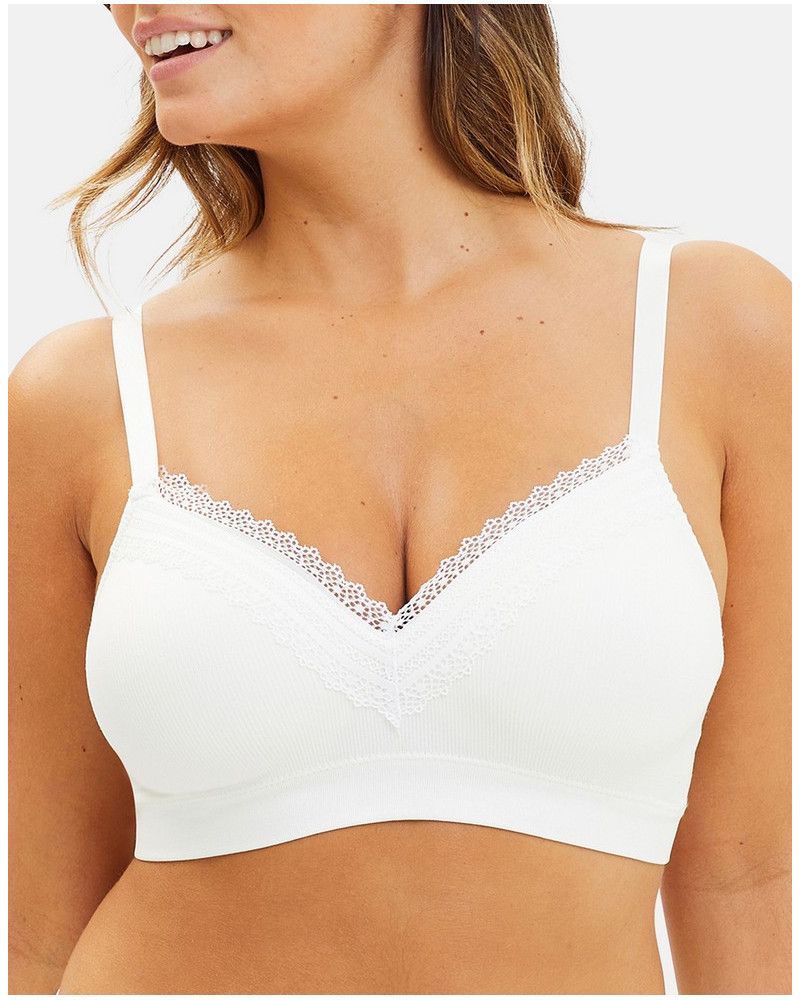 Padded wireless bra Sans Complexe Agathe (Ivoire)