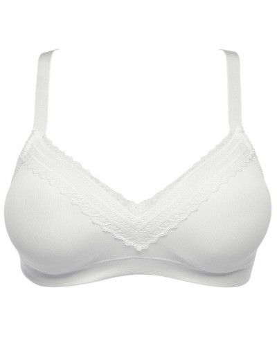 Padded wireless bra Sans Complexe Agathe (Ivoire)