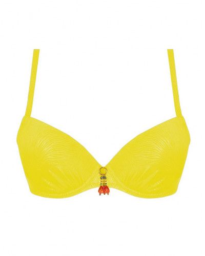 Sujetador de baño performado Antigel La Muse Des Vagues (Jaune)