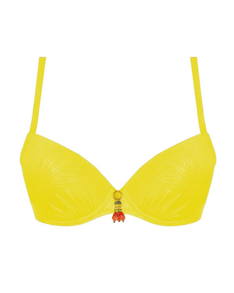 Padded bath bra Antigel La Muse Des Vagues (Jaune)