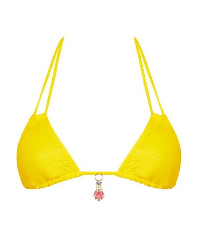 Bath foam triangle bra Antigel La Muse Des Vagues (Jaune)