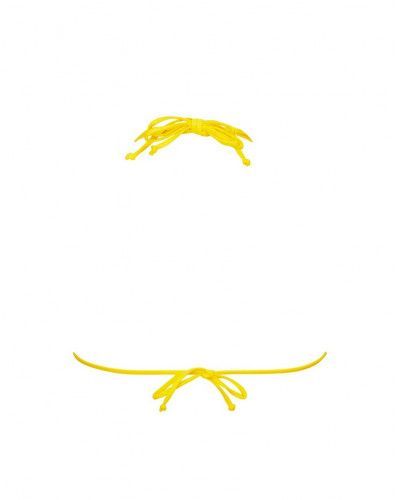 Bath foam triangle bra Antigel La Muse Des Vagues (Jaune)