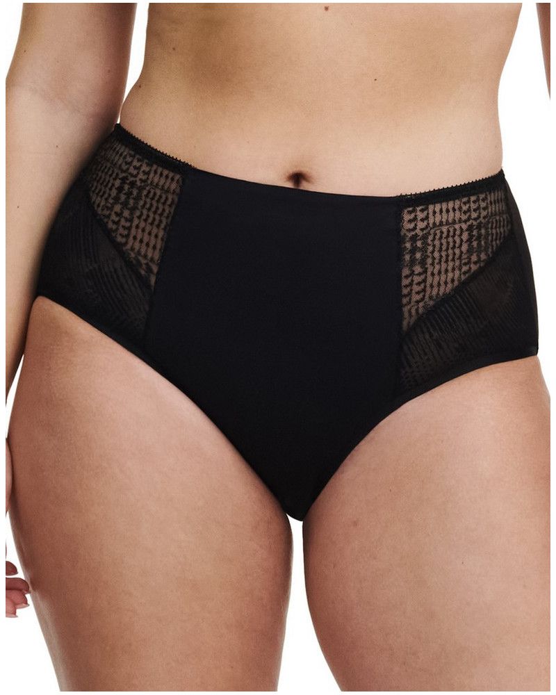 Culotte taille haute Chantelle Intrigue (Noir)