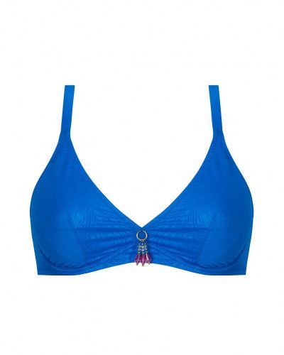 Soutien-gorge de bain armatures triangle Antigel La Muse Des Vagues (Cobalt)
