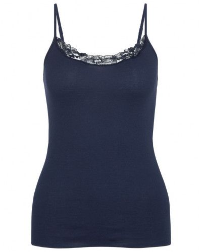 Top con tirantes Calida Cotton Desire (Peacoat Blue)