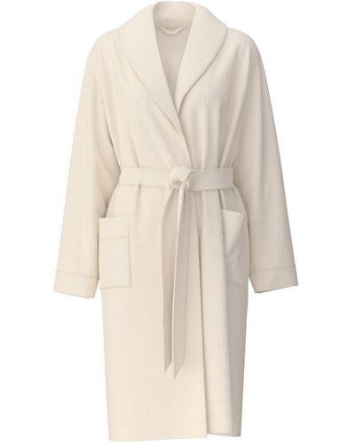 Bathrobe Calida Lounge Holidays (Charm Cream)