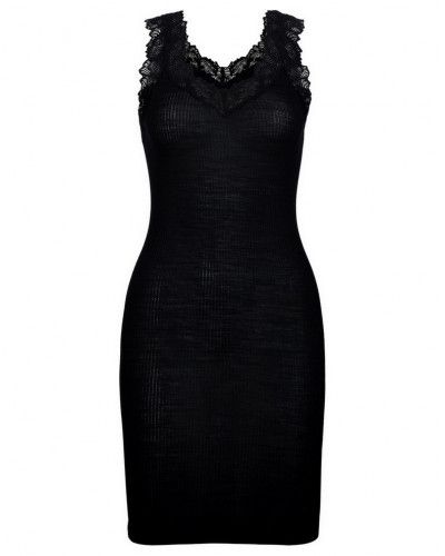 Vestido Calida Lana & Seda Joy (Negro)