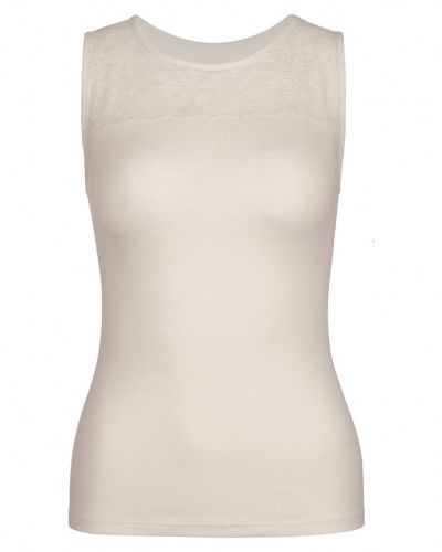 Camisetas tirantes Calida Lana & Seda Glam (Charm Cream)