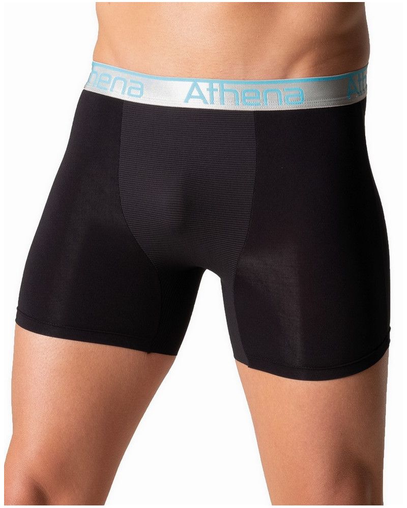 Set of 2 Athena Stretch Adjust boxer shorts (Noir/Pétrole)