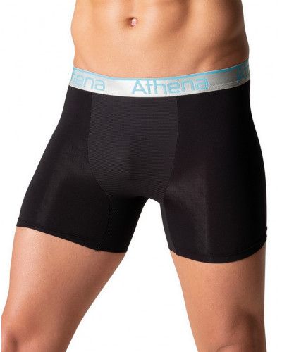 Paquete de 2 calzoncillos bóxer Athena Stretch Adjust (Noir/Pétrole)