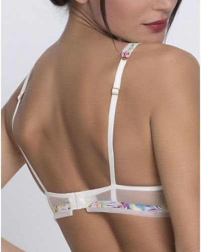 Soutien-gorge plunge demi mousse Lise Charmel Baisers Légers (Bleus Légers)