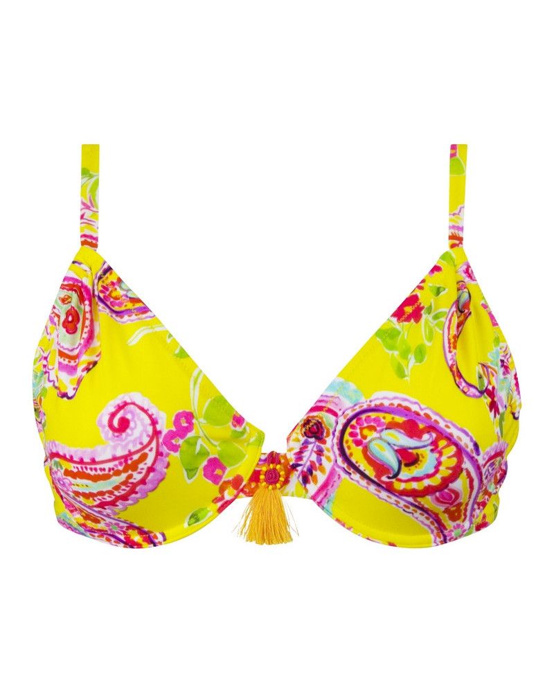 Full cup bath bra Antigel La Holi (Jaune holi)
