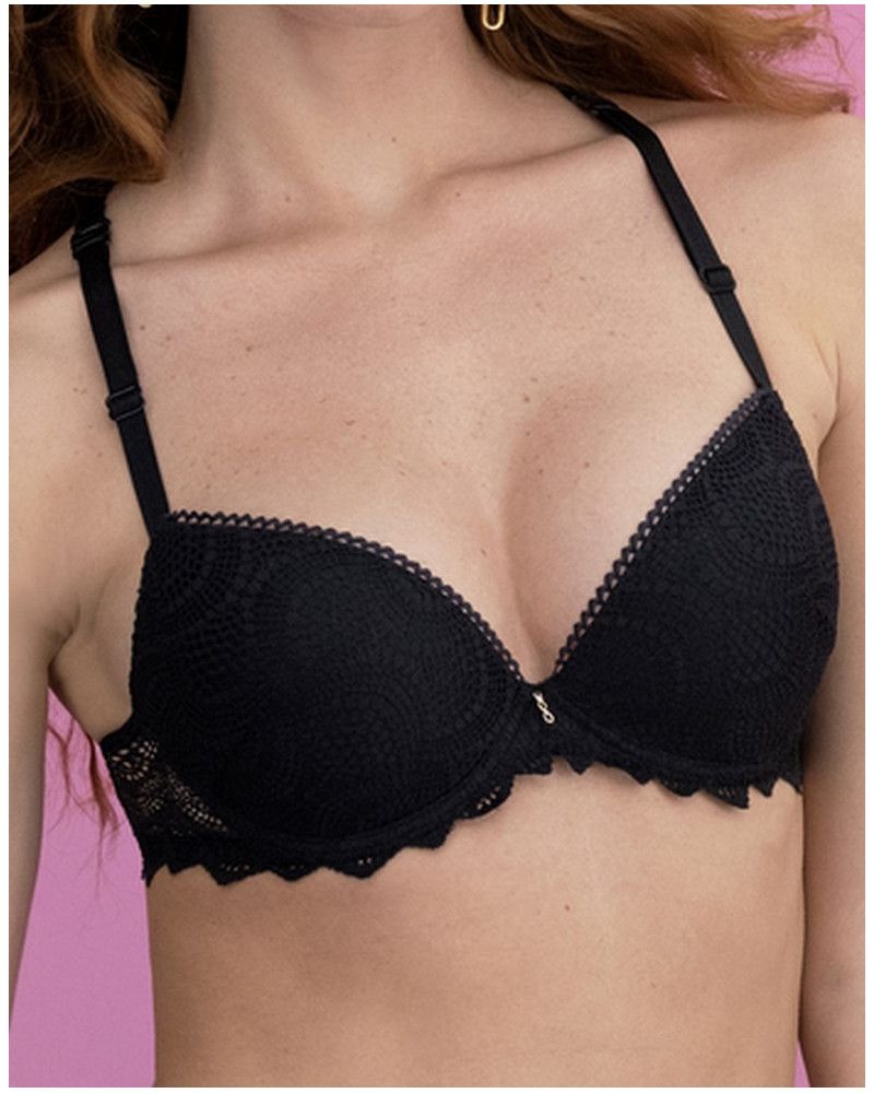 Padded bra Antigel Sexy Bohème (Black)