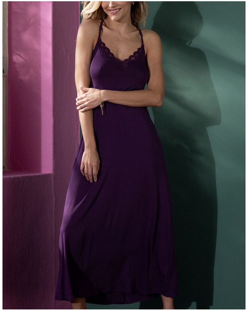 Vestido largo Antigel Simply Perfect (Prune Magic)