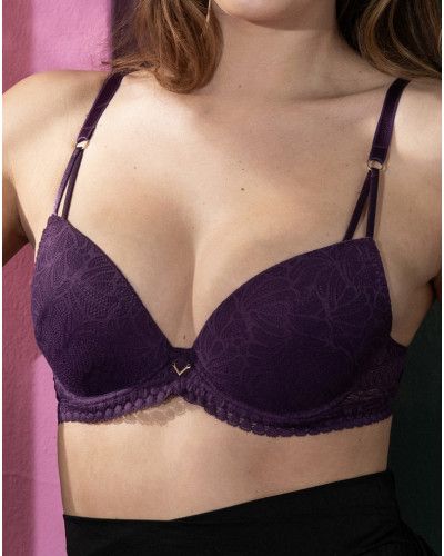 Soutien-gorge coque Antigel Atelier Séduction (Prune Magic)
