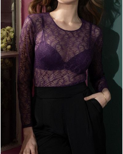 Soutien-gorge coque Antigel Atelier Séduction (Prune Magic)