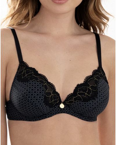 Soutien-gorge armatures triangle Antigel Daily Paillette (Noir Paillette)