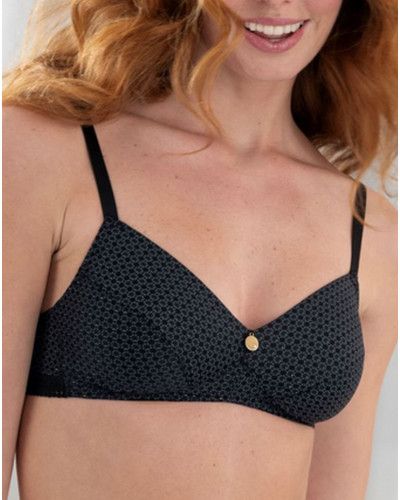 Soutien-gorge sans armature Antigel Daily Paillette (Noir Paillette)