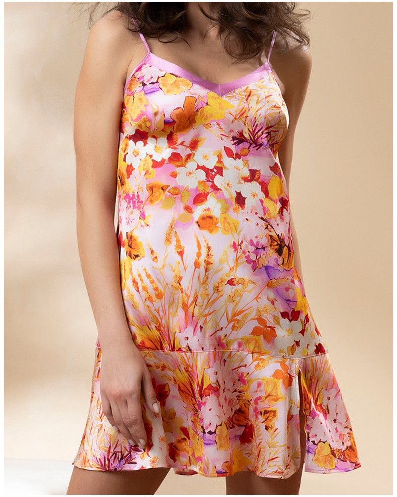 Camisón estampado de seda Lise Charmel Jardins de Lumière (Bouquet Lumière)