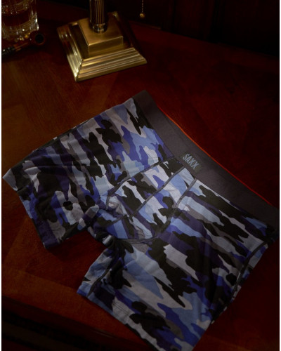 Bóxer con bragueta Saxx Vibe Xtra (Camo / Navy)