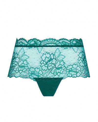 Low waisted shorty Lise Charmel Sublime en Dentelle (Vert Princesse)