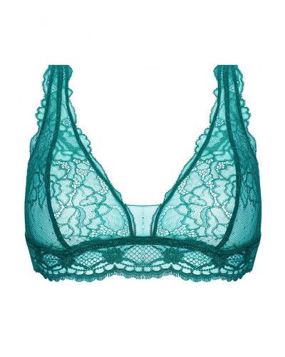 Soutien-gorge sans armature Lise Charmel Sublime en Dentelle (Vert Princesse)
