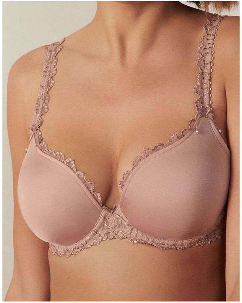 Padded bra heartshape Marie Jo Jane (Bois De Rose)