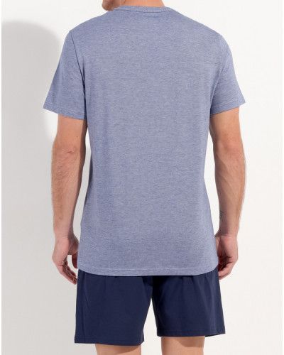 Short pajamas HOM Modal Comfort (Bleu Chiné/Marine)