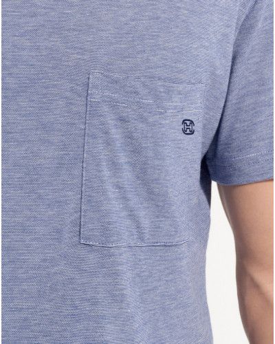 Pijama corto HOM Modal Comfort (Bleu Chiné/Marine)