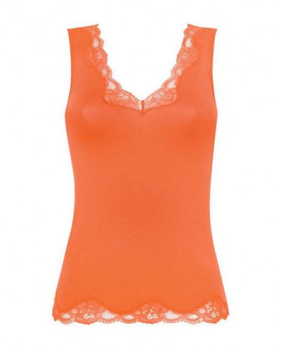 Top well-being sleeveless Antigel Simply Perfect (Orange Safrané)