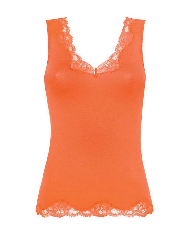 Top bienestar sin manga Antigel Simply Perfect (Orange Safrané)