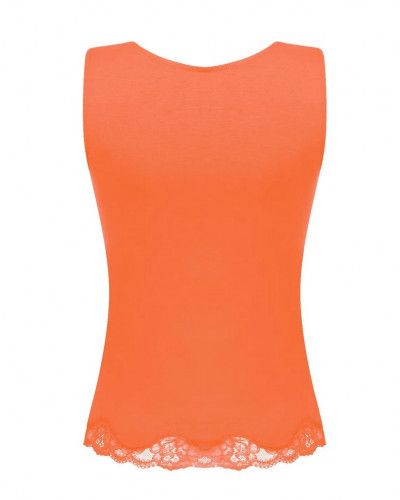 Top bienestar sin manga Antigel Simply Perfect (Orange Safrané)