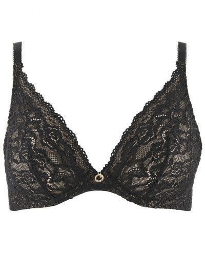 Triangle bra Aubade Rosessence (Black)