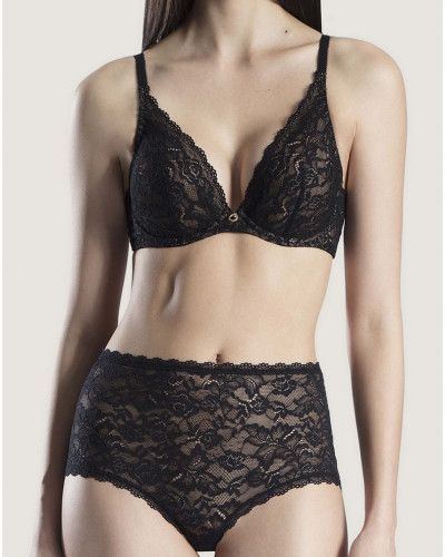 Triangle bra Aubade Rosessence (Black)