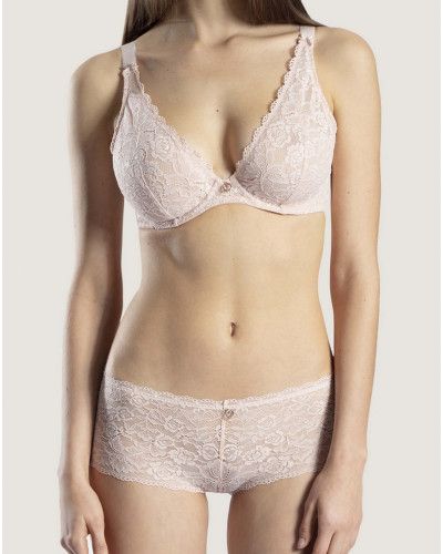 Triangle bra Aubade Rosessence (Nude d'été)