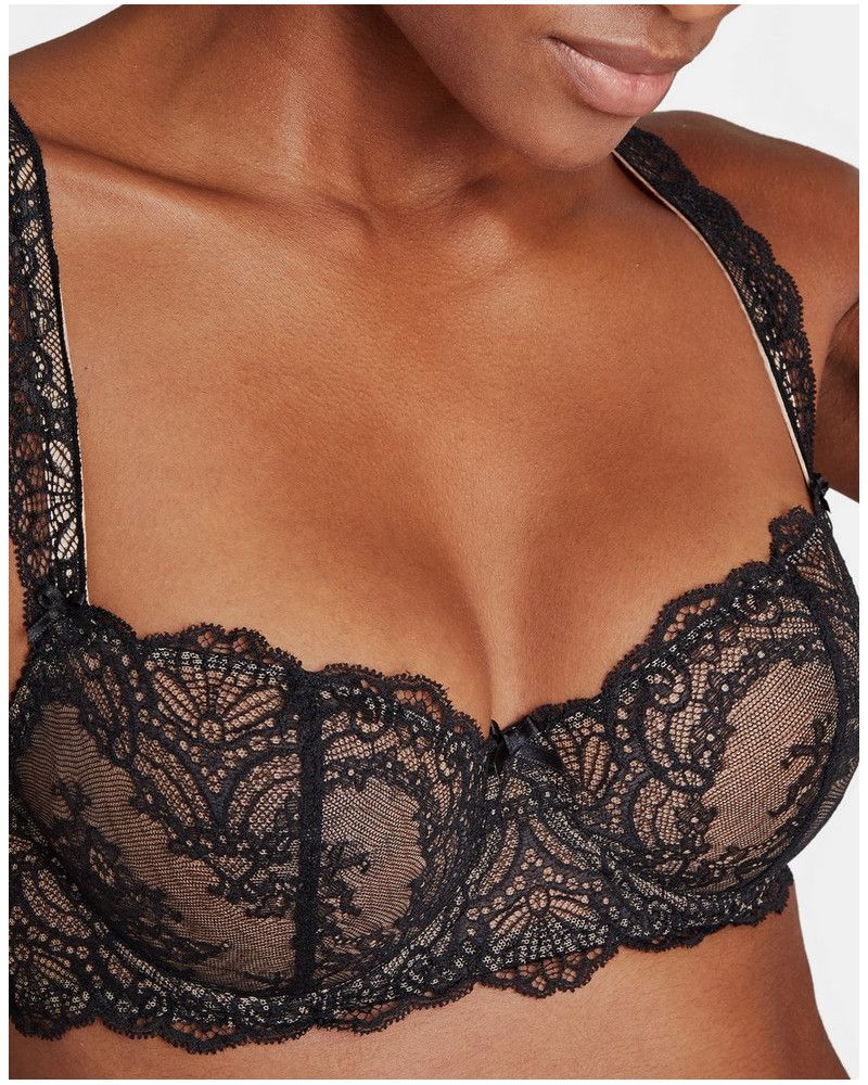 Soutien-gorge corbeille Aubade Danse des Sens (Noir)