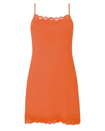 Nightdress thin straps Antigel Simply Perfect (Orange Safrané)