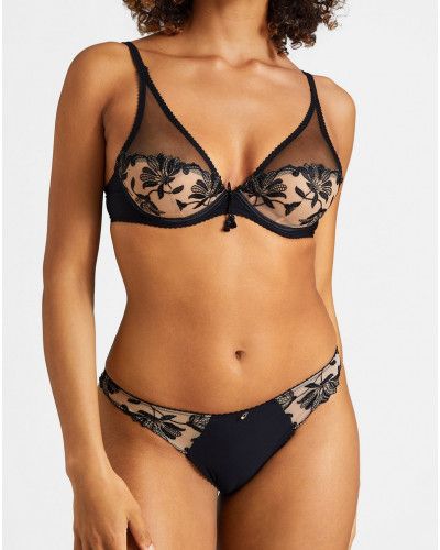 Sujetador triángulo con aros Aubade Lovessence (Negro)