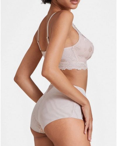 Triangle wireless bralette Aubade Softessence (Skin)