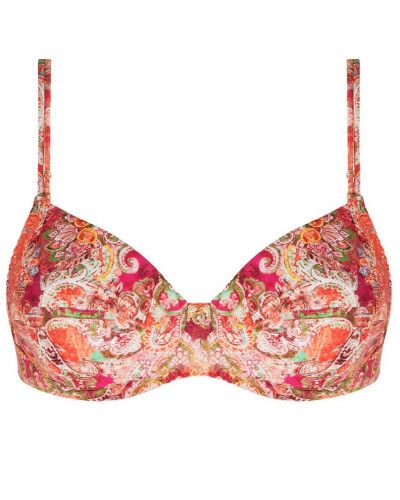 Underwired bra Antigel Cachemire en Fête (Orange Multico)